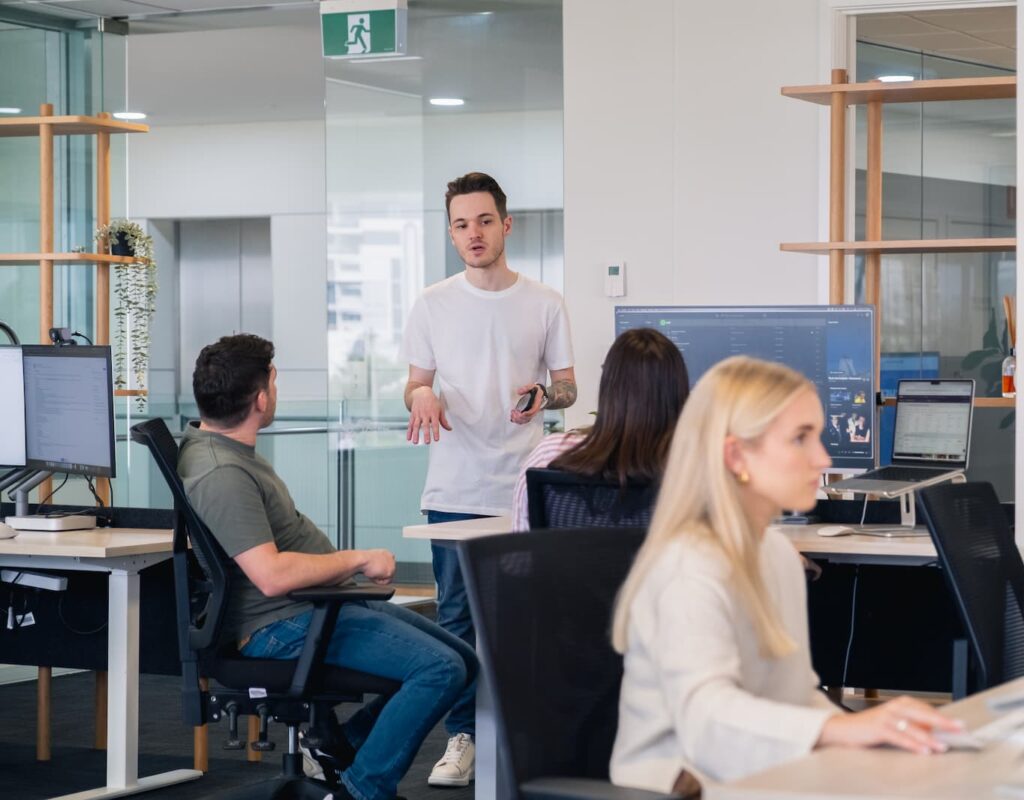 SEO Team working