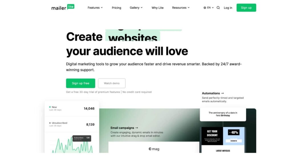 MailerLite Email Platform